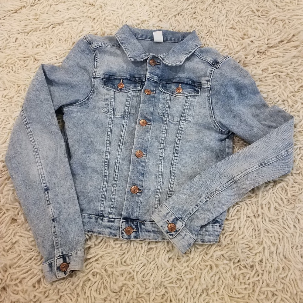 Denim Jean Crop Jacket